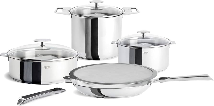 Amazon.com: CRISTEL, 18-10 Stainless Steel 12-Piece Set, 5-Ply