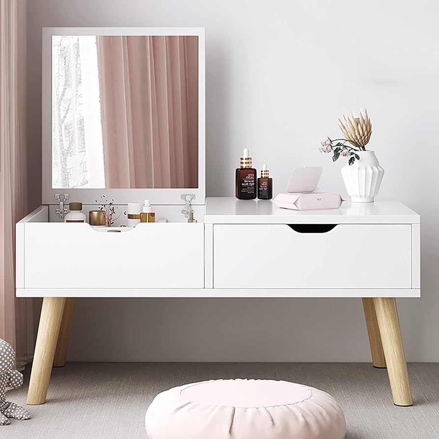Amazon｜ドレッサー 化粧台 収納 ドレッサーテーブル ドレッサー ロー