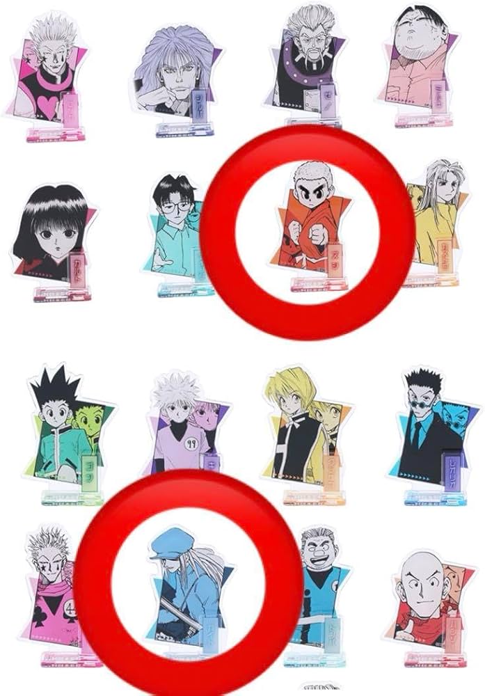 ハンターハンター アクリルminiフィギュア 第2弾 21種 コンプ 原作絵