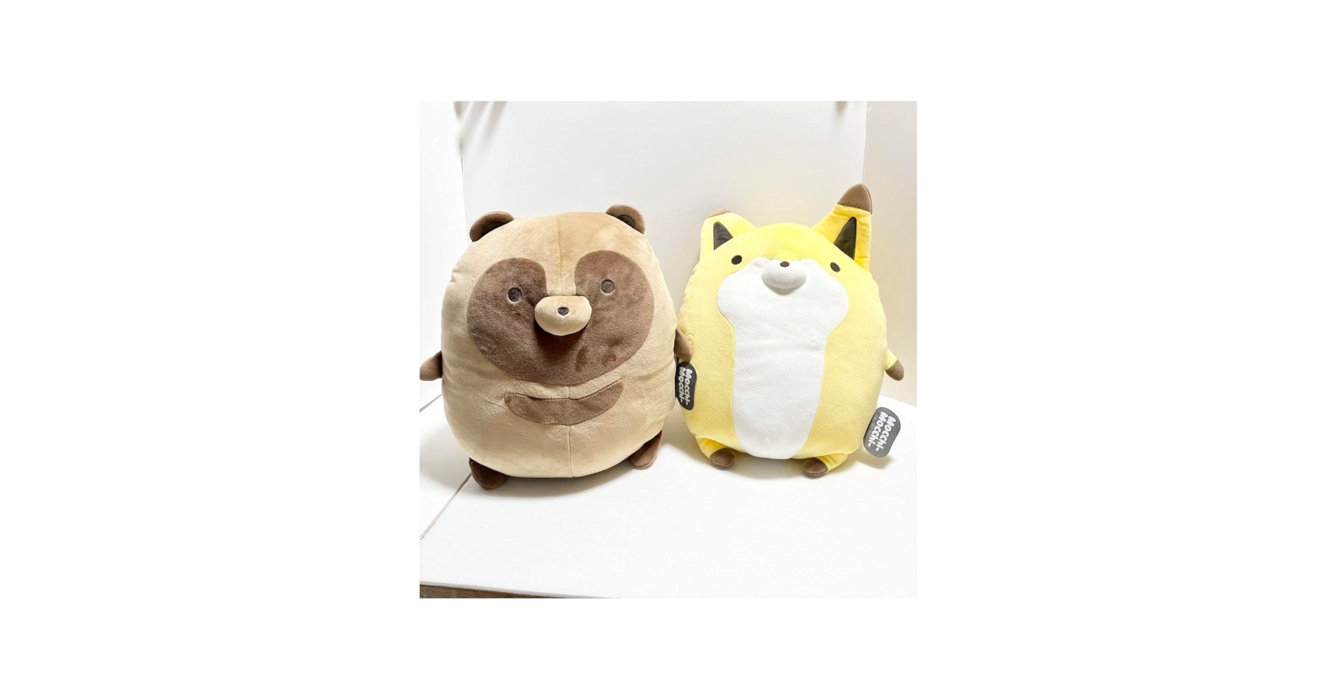 Amazon.co.jp: タヌキとキツネ もっちぃもっちぃ ぬいぐるみ M mocchi