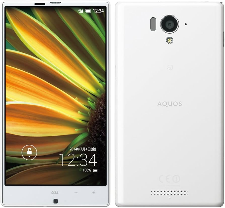 Amazon | AQUOS SERIE SHL25 (ホワイト) au | スマートフォン本体 通販