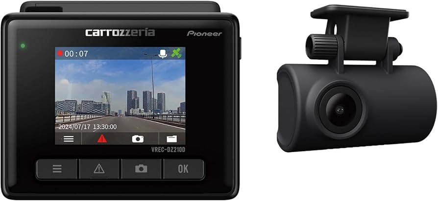 Amazon.co.jp: Pioneer Drive Recorder VREC-DZ210D Dual Front and