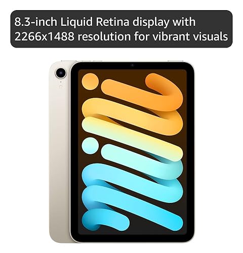 Amazon.com : Apple 2021 iPad Mini 6, 8.3-inch, Wi-Fi, 64GB