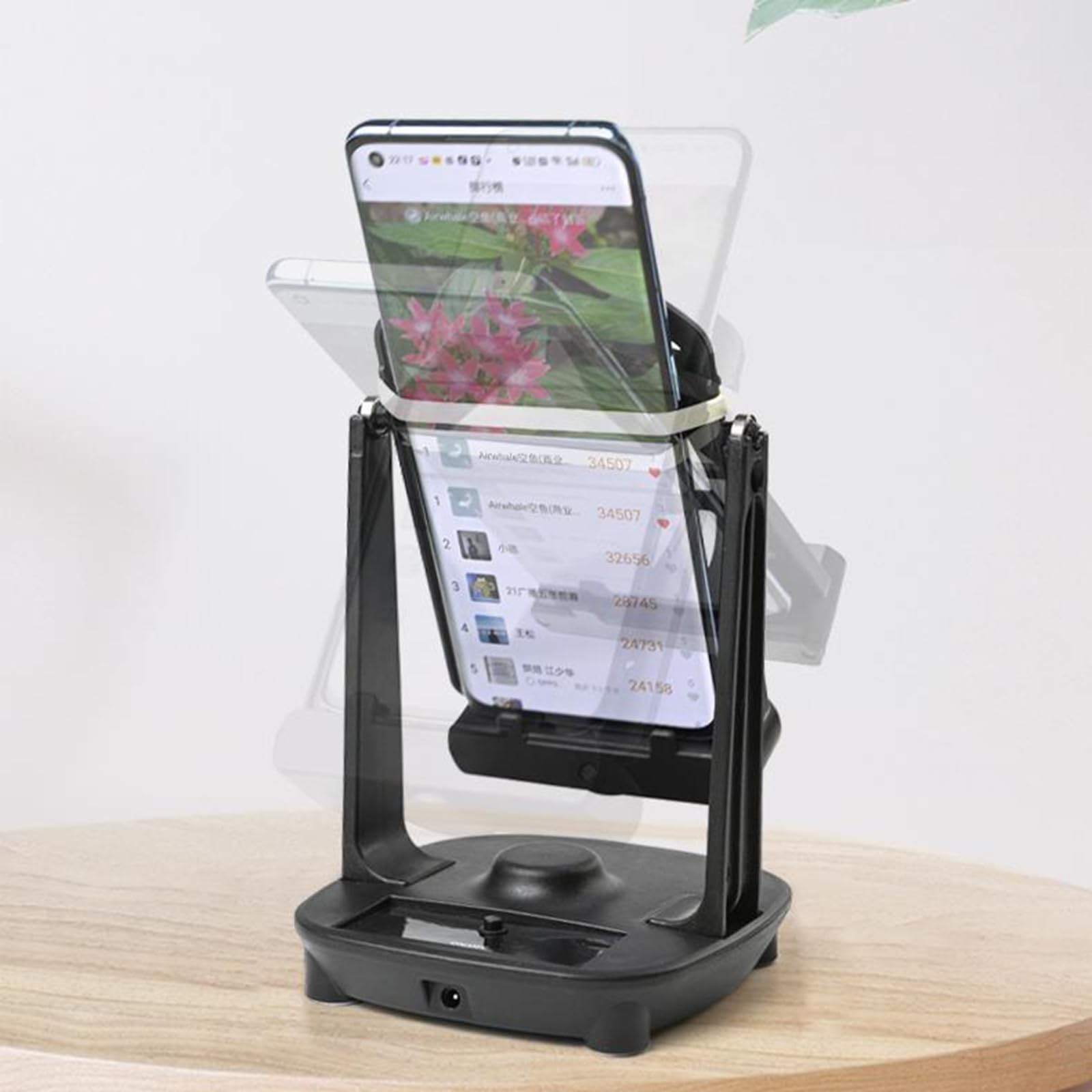 Amazon.co.jp: スマホ振り子 回転スイング USB給電 2台同時使用 振り子