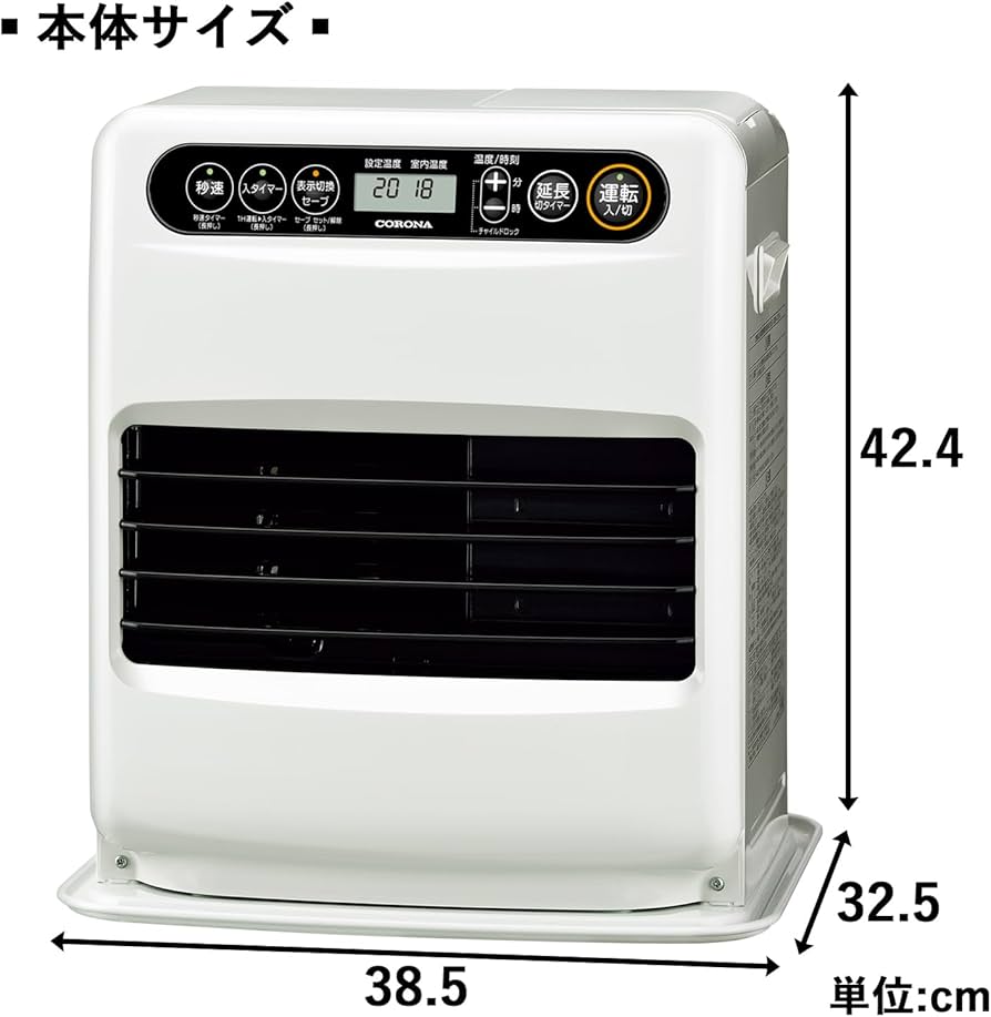 Amazon | CORONA(コロナ) 石油ファンヒーター 【日本生産】 (木造9畳