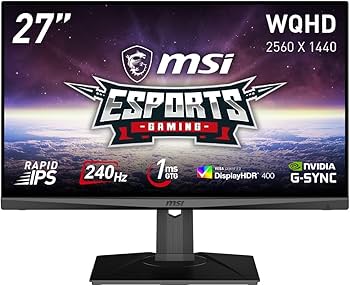 Amazon.co.jp: MSI Optix MAG274QRX ゲーミングモニター 応答速度1ms