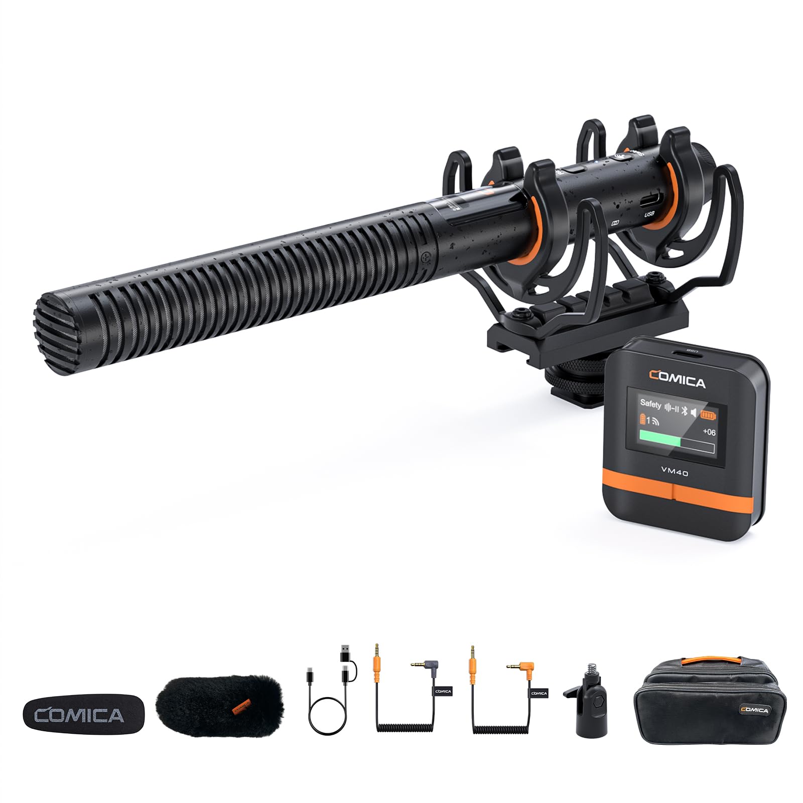 Amazon.com : COMICA VM40 Shotgun Microphone – 48kHz/32-bit Float