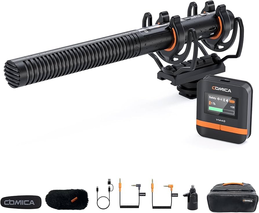 Amazon.com : COMICA VM40 Shotgun Microphone – 48kHz/32-bit Float