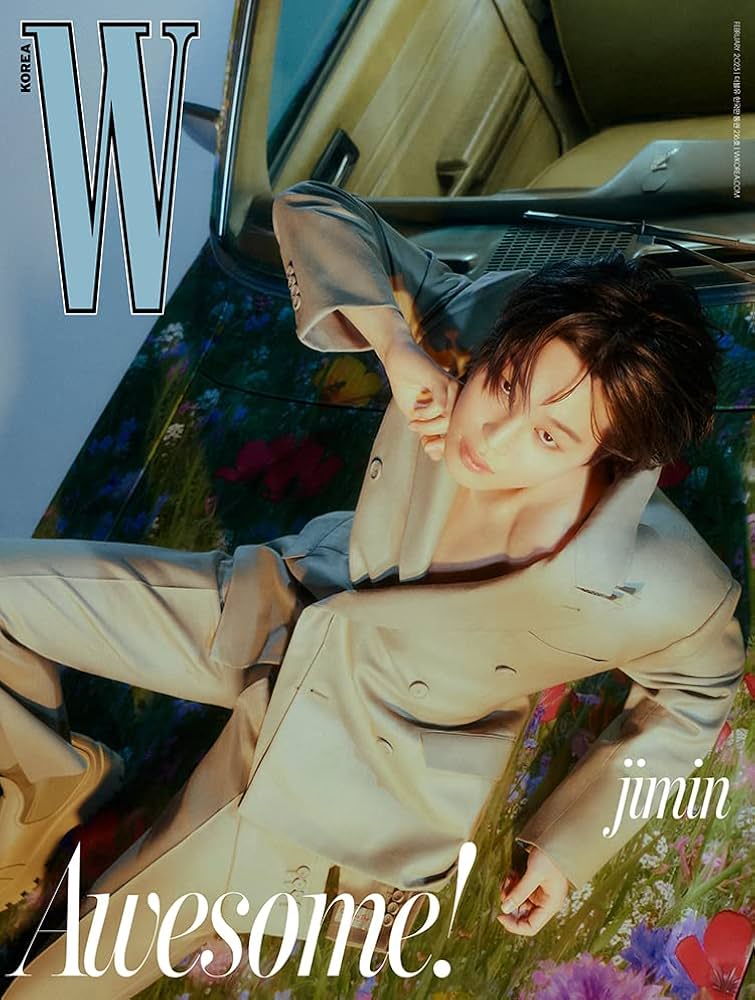 Amazon.co.jp: W KOREA 雑誌 2023 vol.2 (2023年2月) カバー A JIMIN