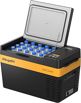Amazon | BougeRV ポータブル冷温庫 車載冷温庫 ミニ冷温庫 25L