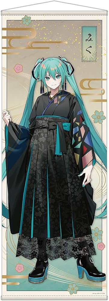 Amazon.co.jp: 初音ミク New Year SHOP 2024 等身大タペストリー/初音