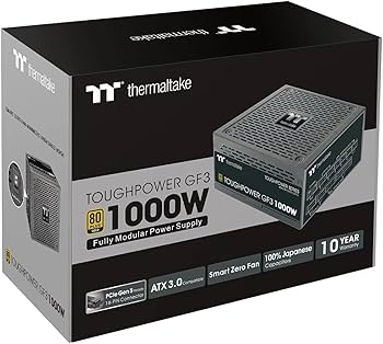 Amazon | Thermaltake TOUGHPOWER GF3 1000W PCI Gen5.0 ATX3.0/PCIe