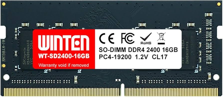 Amazon.co.jp: WINTEN ノートPC用メモリ DDR4-2400 16GB 260Pin CL17