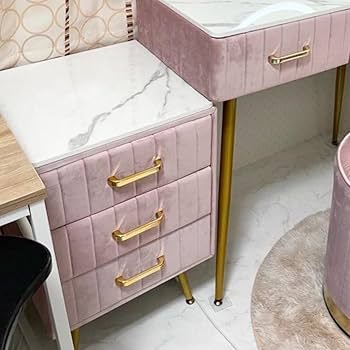 Amazon.co.jp: ベッドサイドテーブル ナイトテーブル ドレッサーコスメ