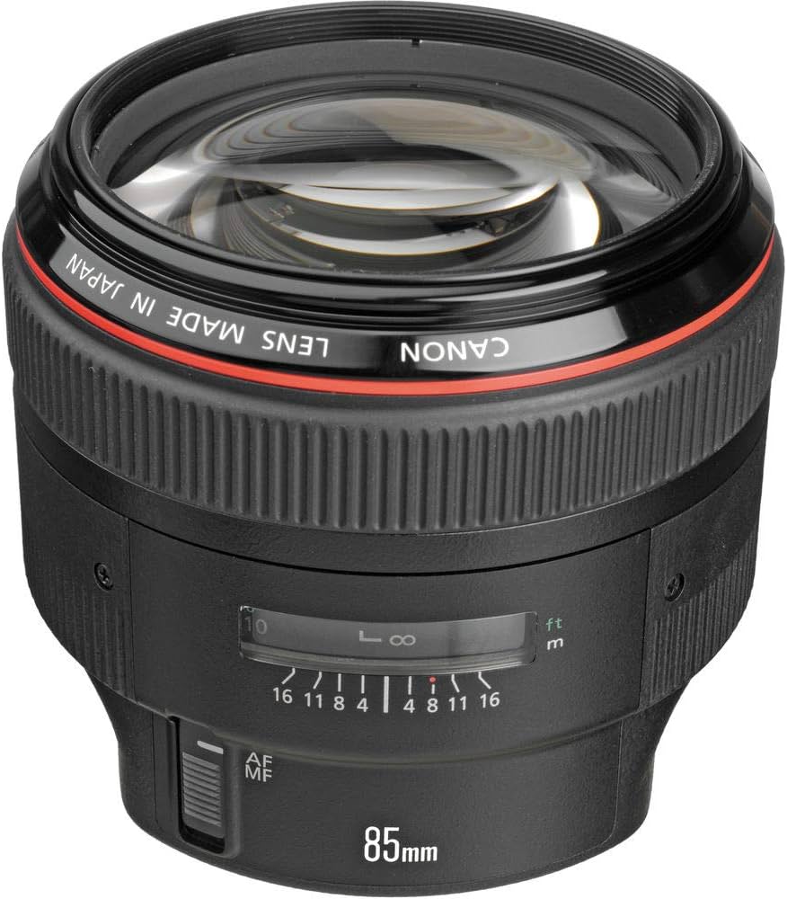 Canon EF85mm f/1.2L II USM Lens for Canon EF Mount (Black, 10-24