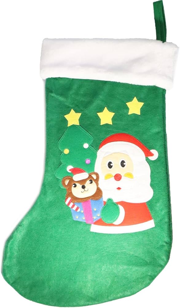 Amazon | サンタフェルトソックス『クリスマス会やプレゼントで のBIG