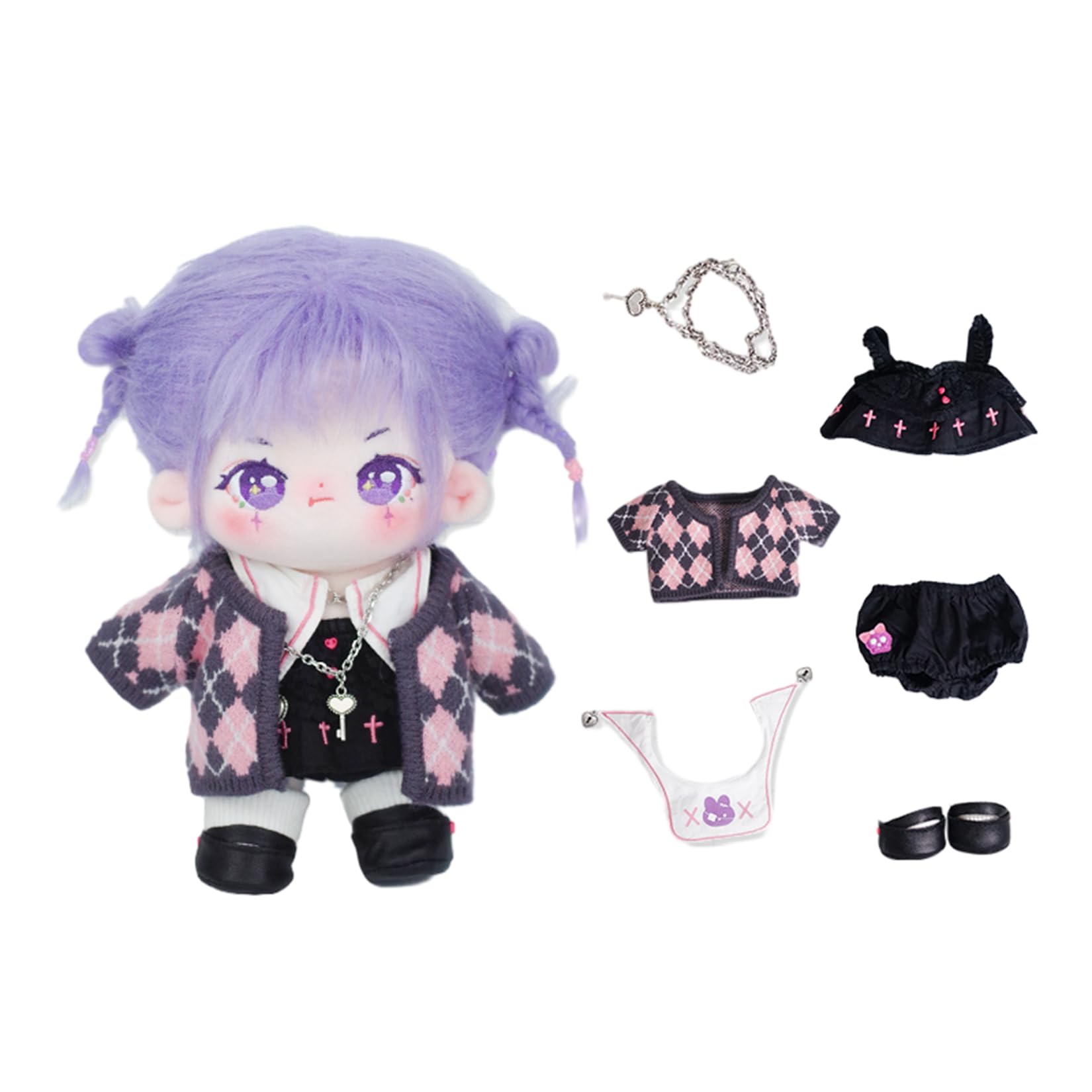 Amazon.co.jp: BACALYSO | minidoll ぬいぐるみ 20cm 人形 綿人形 裸の