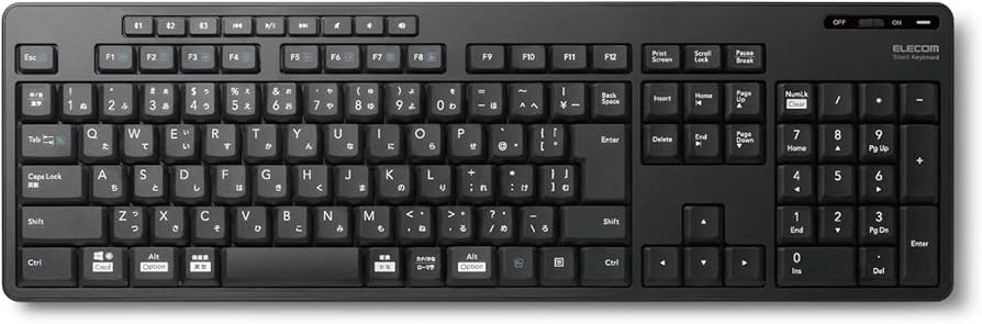 Amazon.co.jp: エレコム ワイヤレスキーボード Bluetooth 静音 TK
