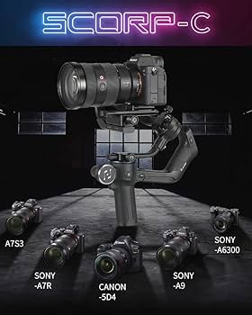 Amazon.co.jp: FeiyuTech SCORP-C カメラ ジンバルスタビライザー 3軸