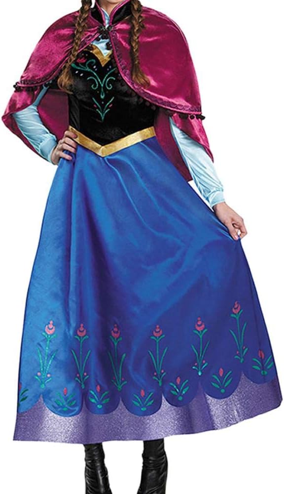 Amazon.co.jp: アナと雪の女王 コスプレ アナ ドレス コスチューム