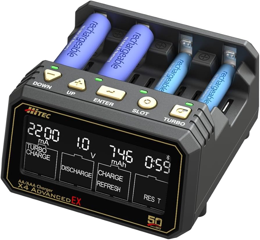 Amazon | ハイテック AA/AAA Charger X4 Advanced EX 50th anniv. 日本