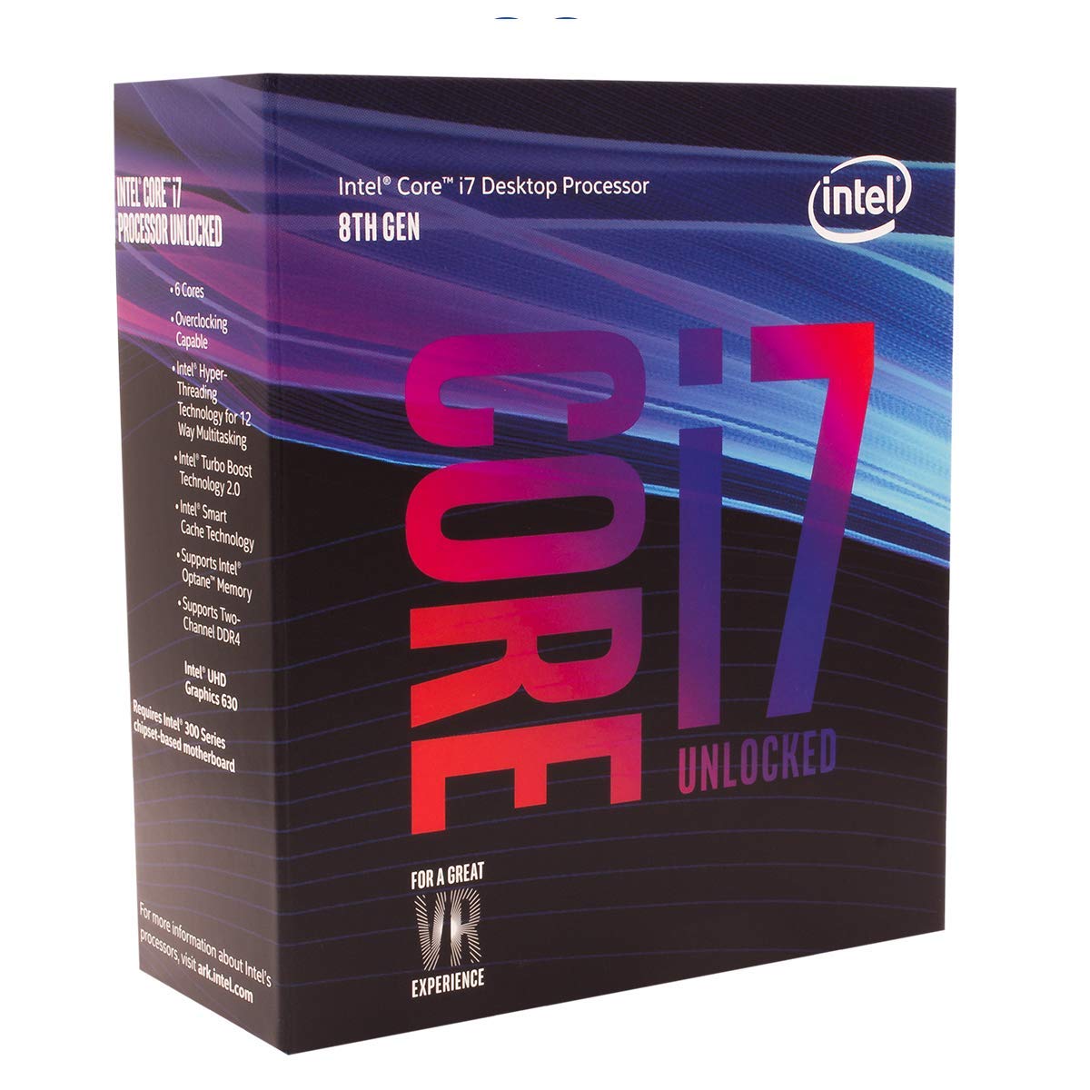 Intel Core i7-8700K 3.7 Ghz 6-Core Lga 1151 Processor 3.7 6
