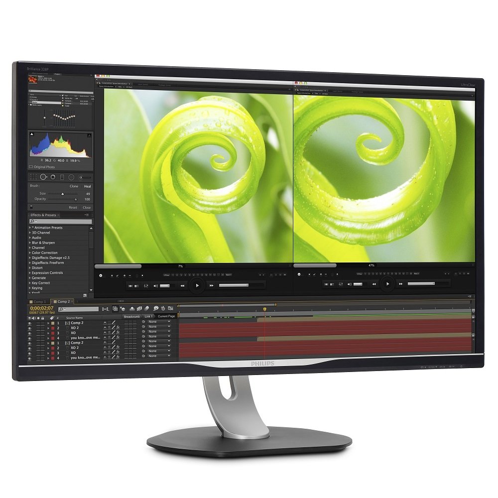 Amazon.co.jp: Philips モニター ディスプレイ 328P6VJEB/11 (31.5