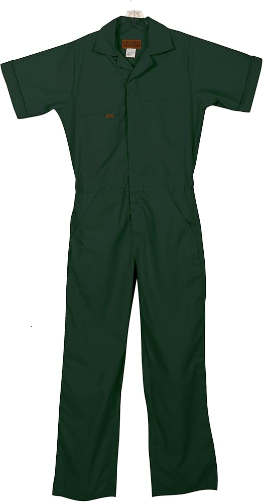 Amazon.com: Five Rock Poplin Short Sleeve Unlined Coverall Relaxed