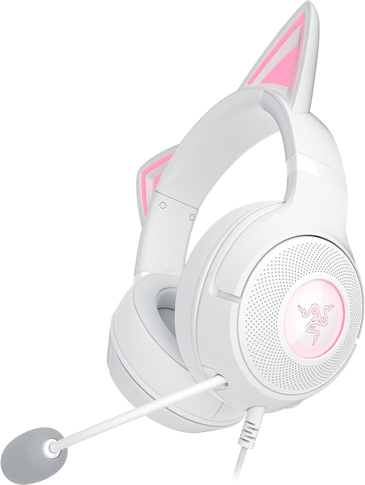 Amazon.co.jp: Razer レイザー Kraken Kitty V2 White 個性的な