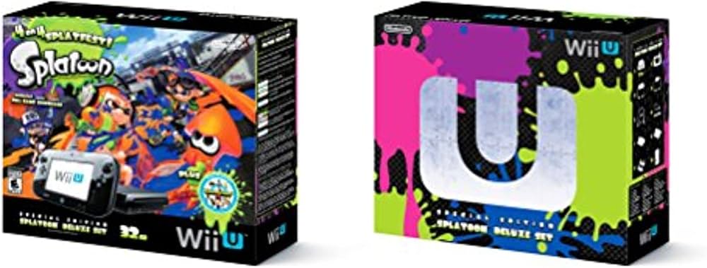 Amazon.com: Nintendo Wii U 32GB Splatoon Deluxe console - Black