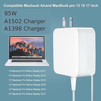 Amazon.com: Givehooy 85W Charger Compatible for A1502 A1398 Mac