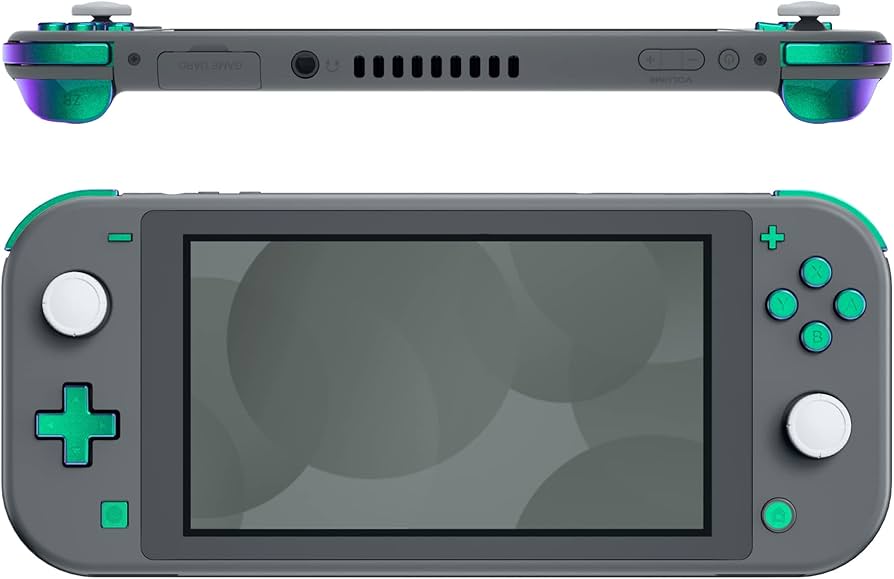 Amazon.com: eXtremeRate Chameleon Green Purple Glossy Replacement