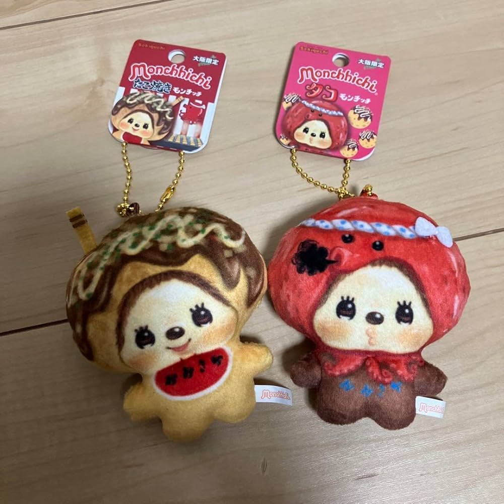 Amazon.co.jp: 大阪モンチッチ 這い たこ焼き ぬいぐるみ キーホルダー