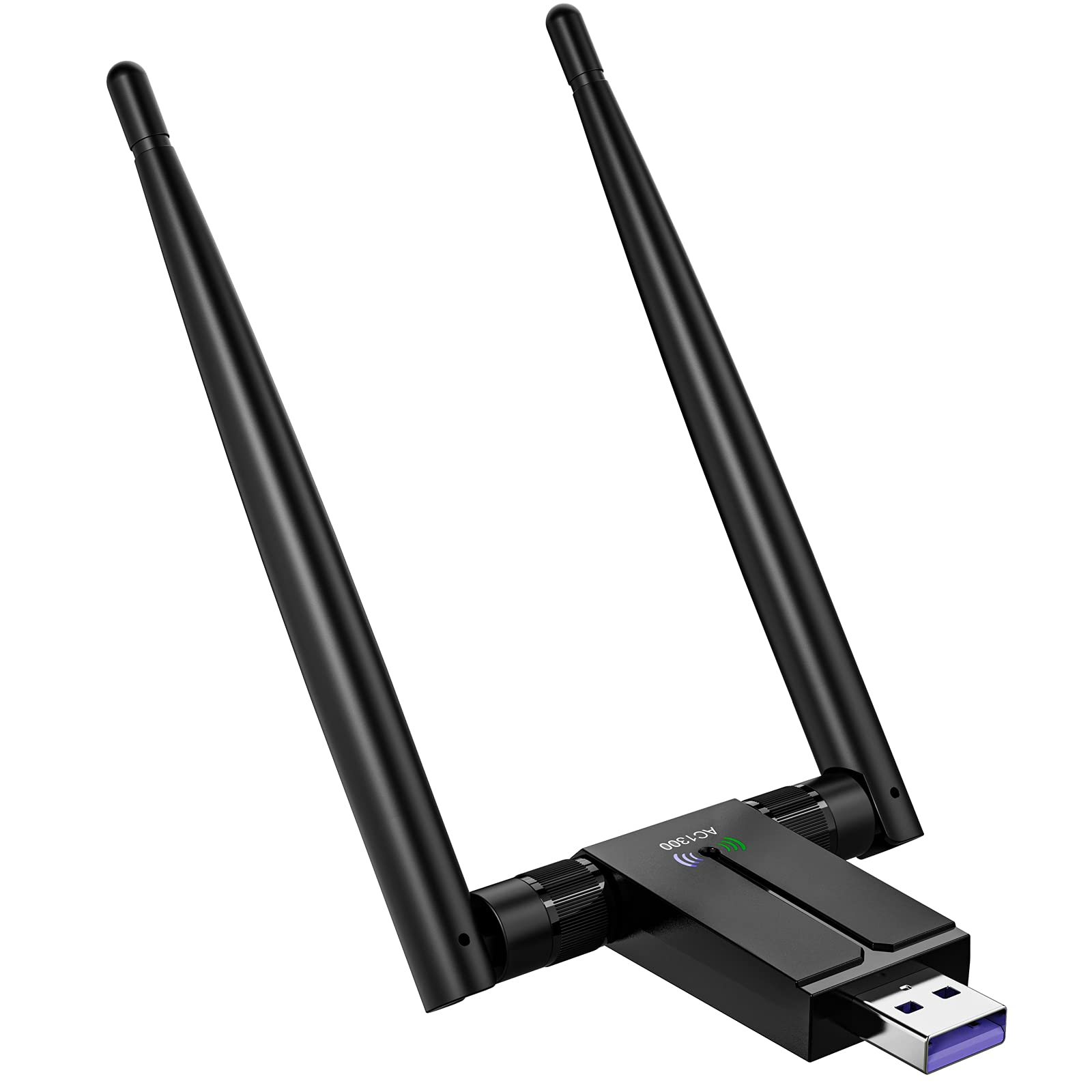 Amazon.co.jp: 2021 WiFi 無線LAN 子機 1300Mbps USB3.0アダプタ 2.4G