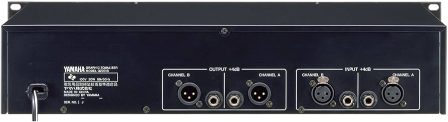 Amazon | ヤマハ YAMAHA 2系統31BAND グラフィックイコライザー Q2031B
