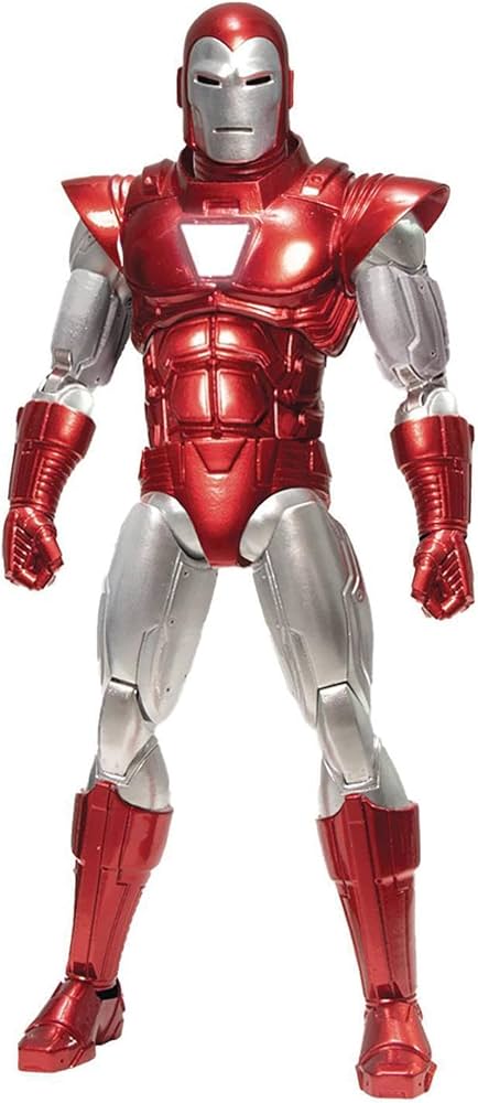 Amazon.com: Mezco ONE:12 Collective Iron Man: Silver Centurion