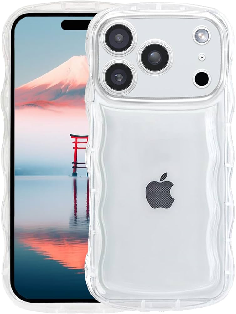 Amazon.co.jp: AVETUL iPhone 17 Pro Max ケース クリア ウェーブ