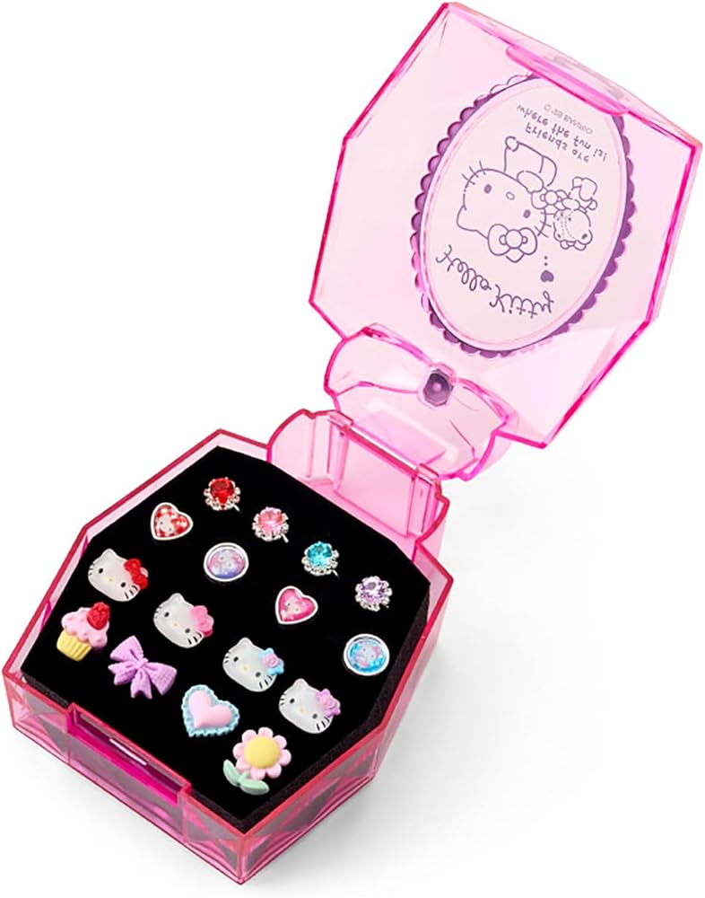 Amazon | サンリオ(SANRIO) 指輪セット ハローキティ 16種類 子供用