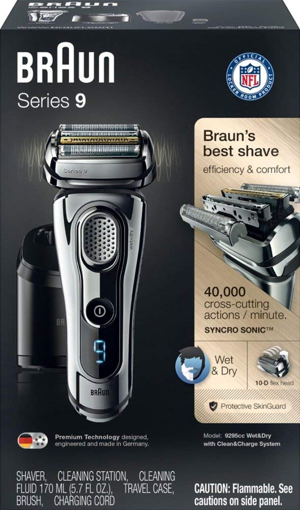 Amazon.com: Braun Series 9 9295cc Wet & Dry Men's Electric Shaver