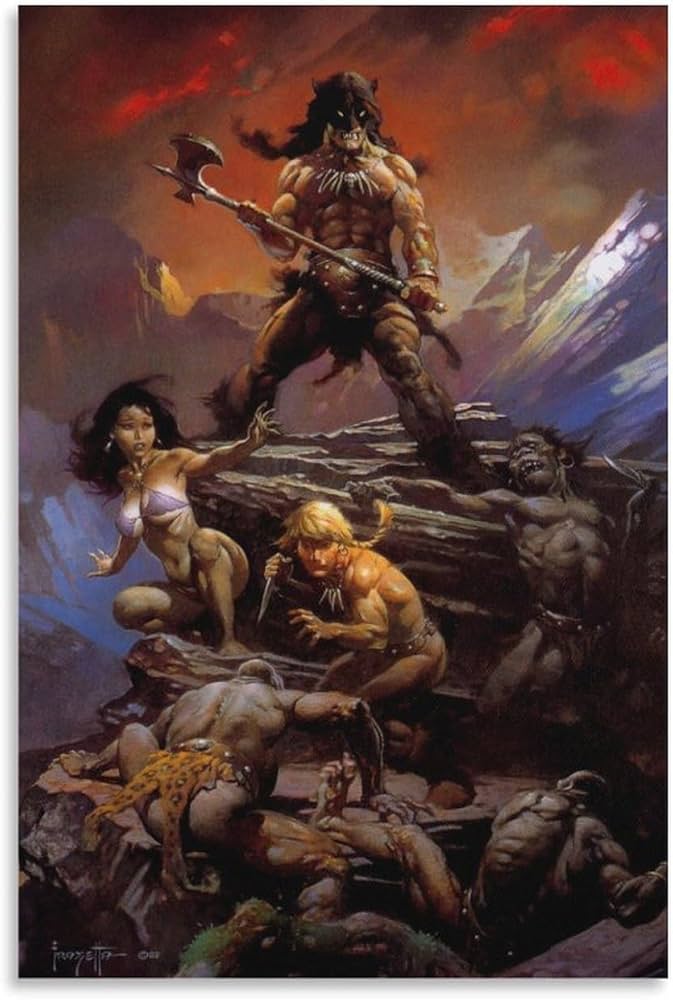 Amazon.co.jp: フランク・フラゼッタ Frank Frazetta FireandIce