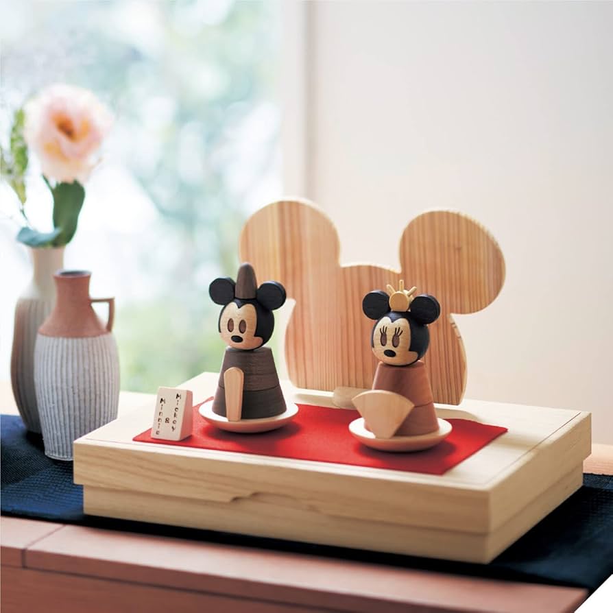 Amazon.co.jp: [ベルメゾン] ディズニー お雛様 木製 木の風合いが