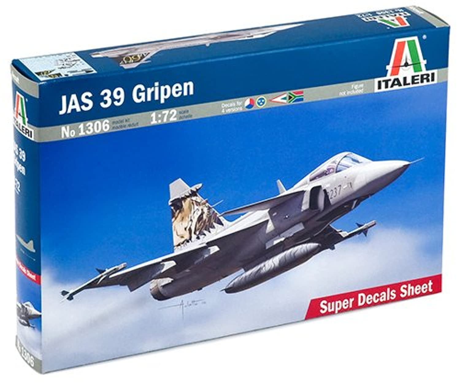 Amazon.com: Jas 39 Gripen Aircraft Model Italeri 1306S : Arts