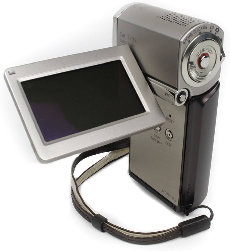 Sony HDR TG 3 Camcorder Memory Stick 10x Optical Zoom 2.7 Inch