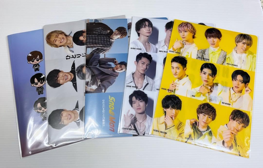 Amazon.co.jp: Snow Man クリアファイル ミニファイル CD購入特典 予約