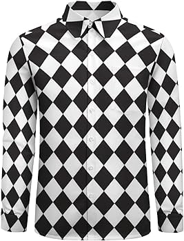 Amazon.co.jp: ハーレクインヴィンテージまたはアーガイル メンズ 長袖