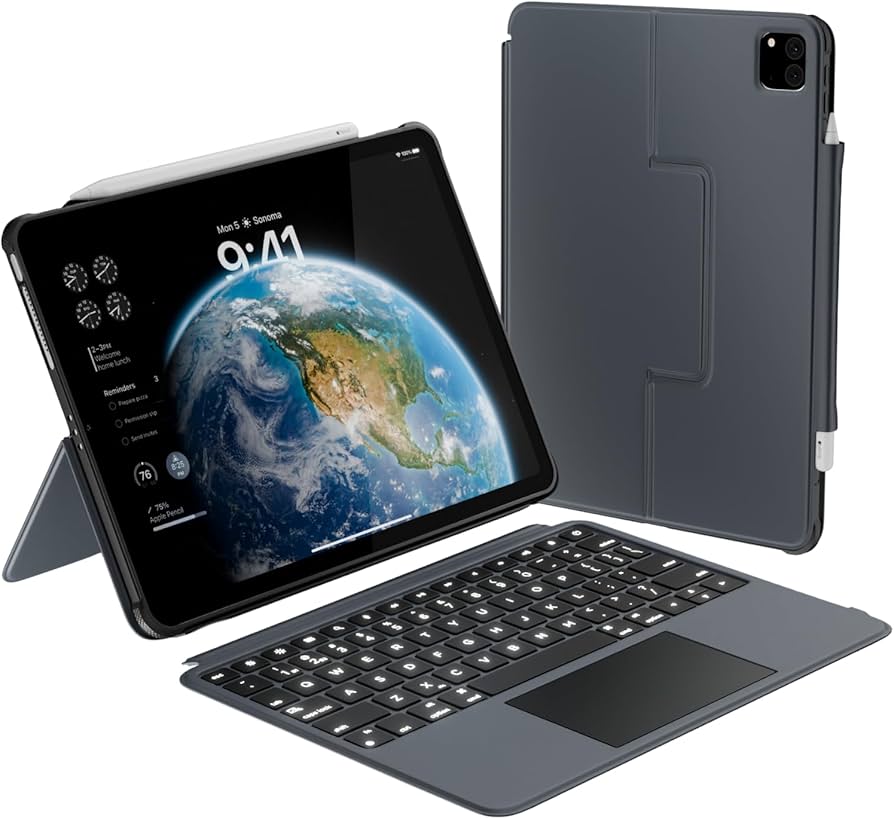 Amazon.com: Macally iPad Pro 13 Inch Case with Keyboard (M4, 2024