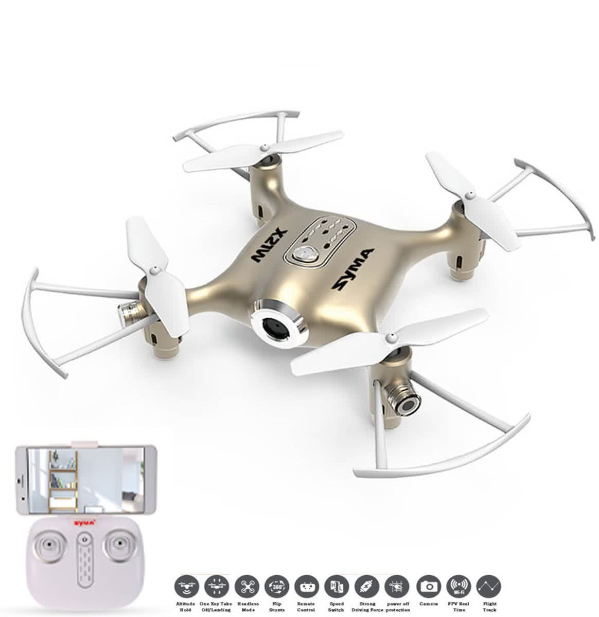 Toy House Syma X21W Wifi FPV Mini Drone with Camera Live Video LED