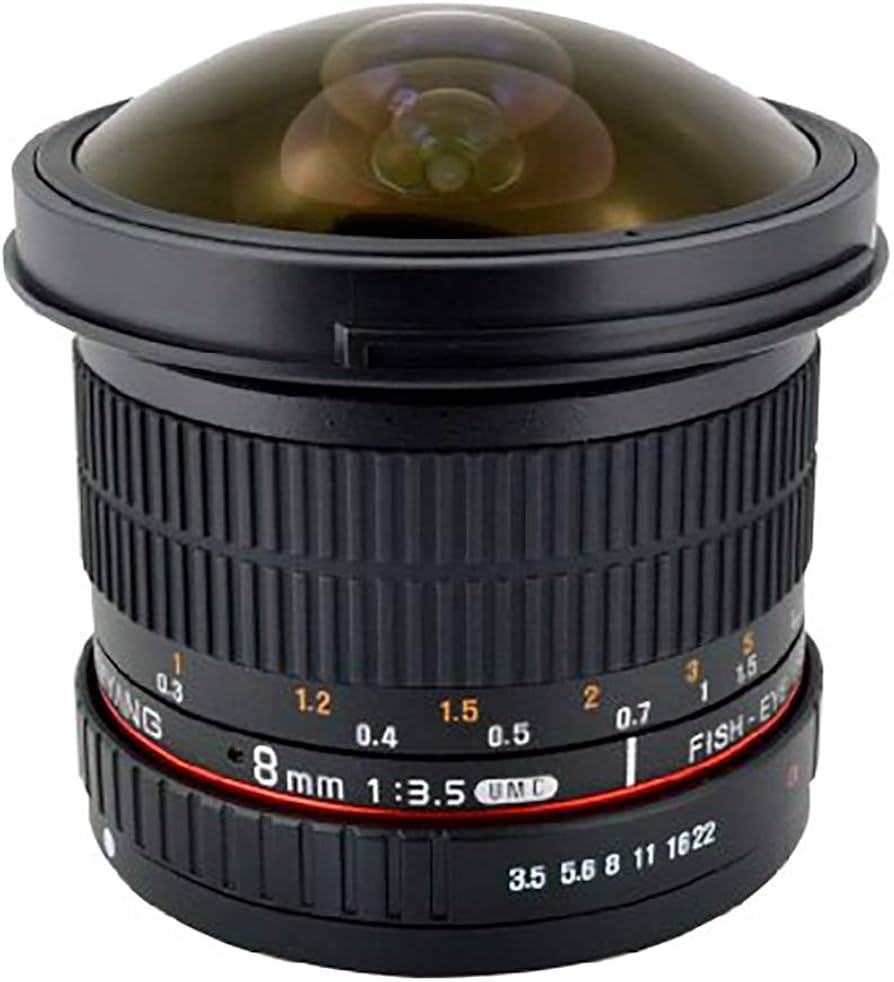 Amazon.com : Samyang 8mm f/3.5 HD Fisheye Lens with Removable Hood