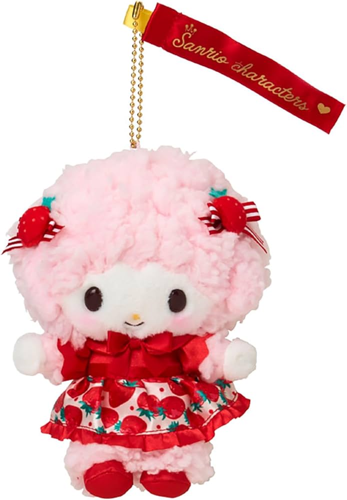 Amazon.co.jp: サンリオ(SANRIO) マスコットホルダー（いちご新聞50