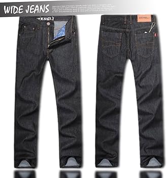 Amazon | (Make 2 Be) デニム 豊富なサイズ ストレート ジーンズ